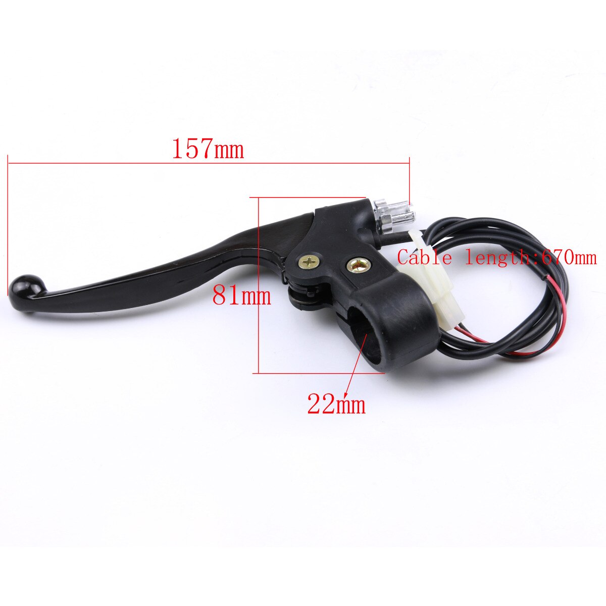 Electric Scooter E Bike Pocket Mini Chopper Razor ATV Quad ATV Dirt Bike For Motorcycles Left Brake Lever 2-Wire