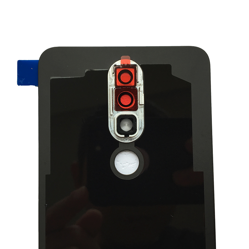 Para Nokia X5 5,1 Plus cristal Original carcasa trasera cubierta de la batería cubierta de la parte trasera del teléfono autopartes