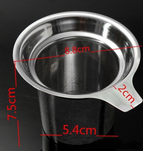 Stainless Steel Tea Infusers Fine Mesh Reusable Tea Strainer For Cup Tea Pot Mug