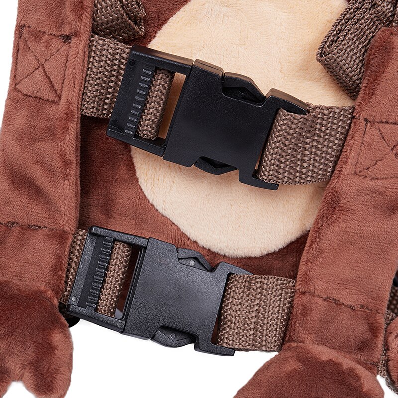 Säkerhetssele koppelband baby barn toddler walking cosplay ryggsäck tyglar väska, apa 2