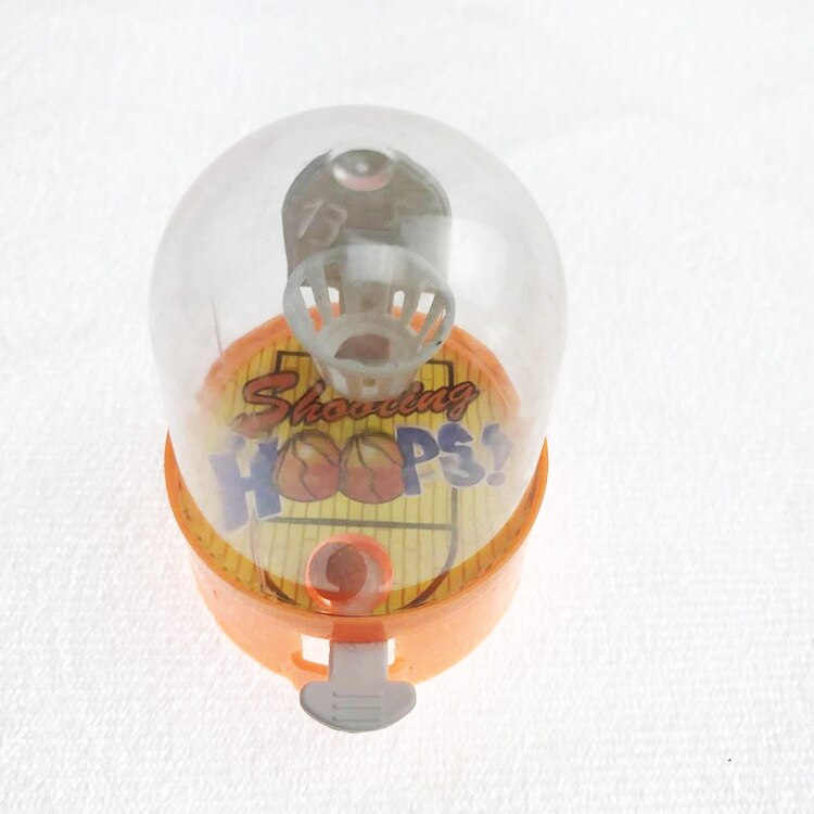 Mini Handheld Basketbal Palm Basketbal Shooting Game Kinderen Educatief Desktop Speelgoed Kraampjes Producten: Oranje
