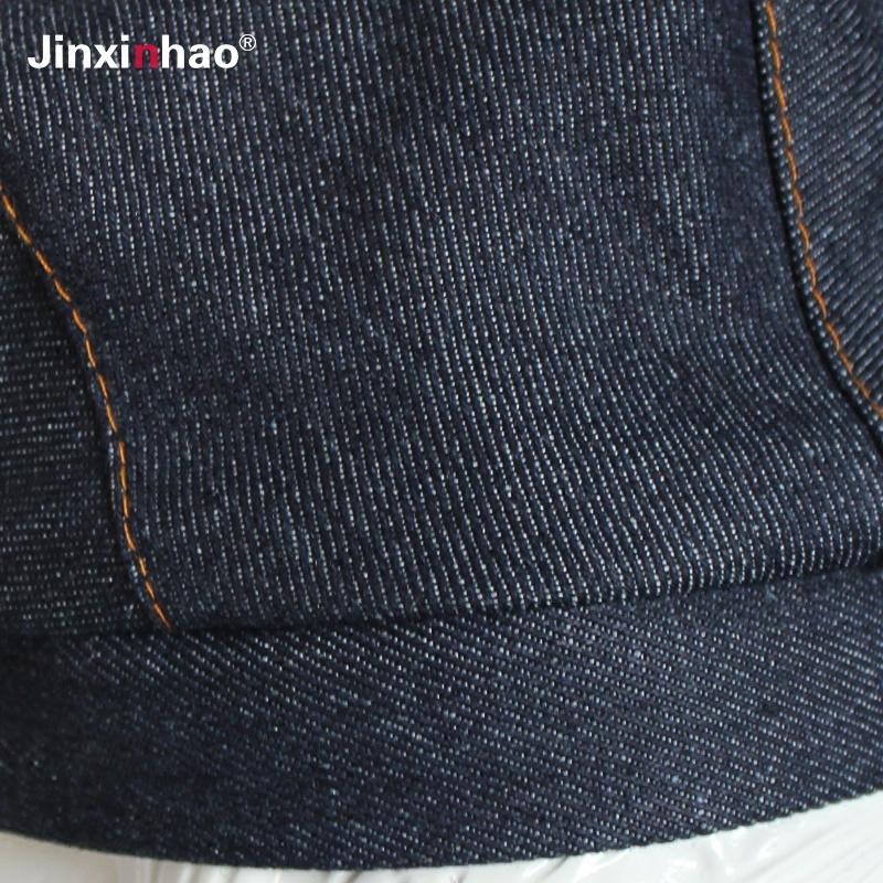 Hotel chef cowboy hat Cap waiter kitchen hats berets women and mens denim baseball caps for chef workwear