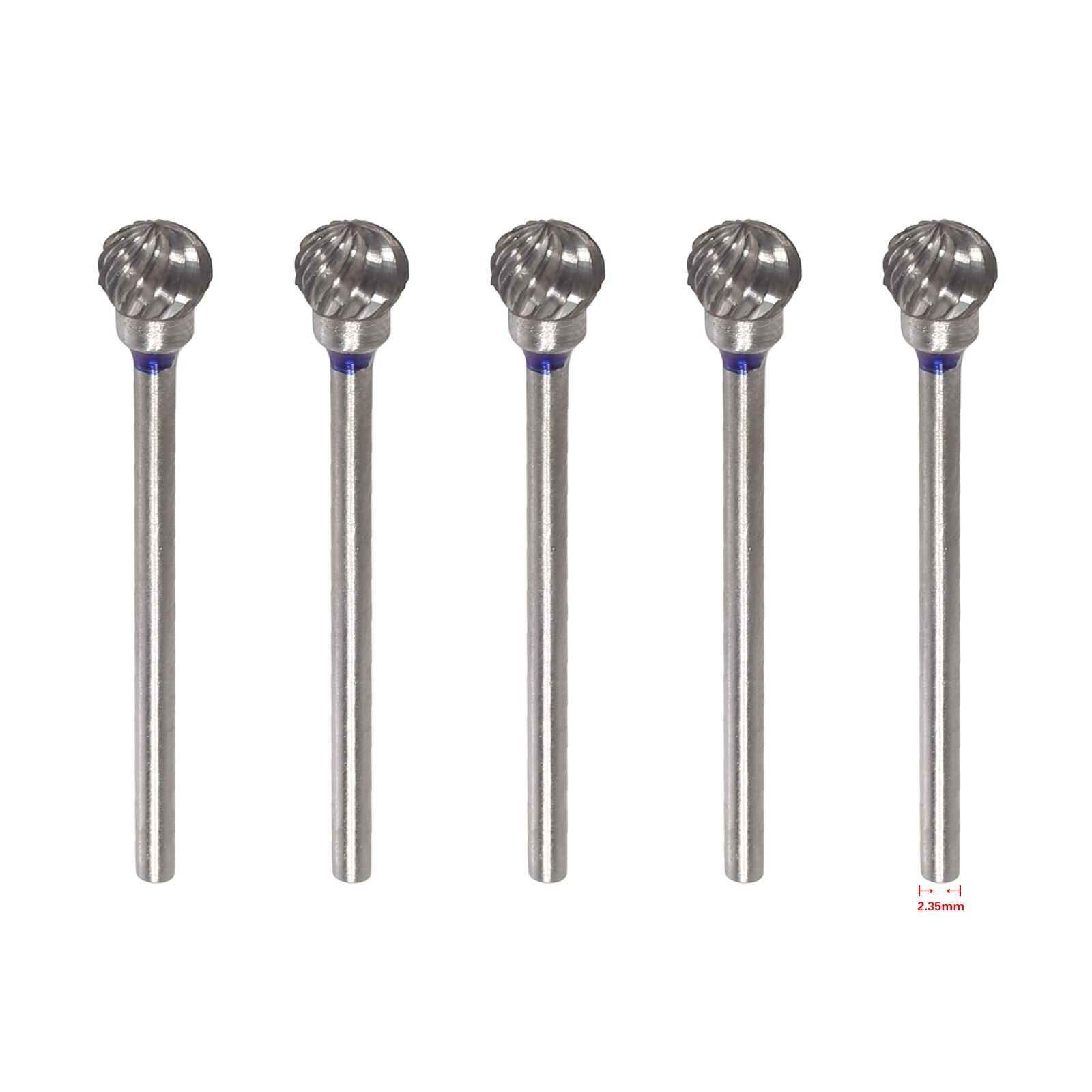 10 Sizes Dental Tungsten Carbide Steel Burs Teeth Drill 2.35mm Fit Polishing Handpiece Marathon: D06