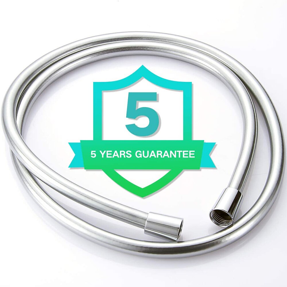 Badkamer Hand Held Lange Doucheslang Vervanging, 360 Graden Gratis Rotatie En Niet Kink Kraan Extension Black