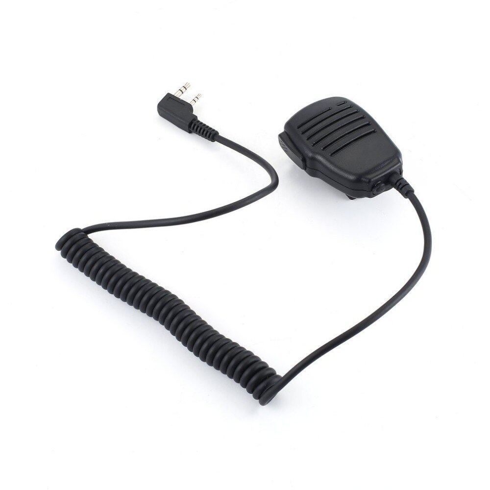 Regendicht 2-Pin Schouder Remote Speaker Mic Microfoon Ptt Voor Kenwood Wouxun Puxing Baofeng Twee Manier Radio 2pin