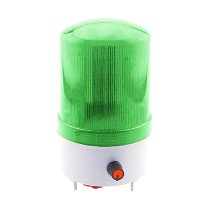 Led-90j knob audible and visual alarm sound adjustable 0 to 100 dB LED Indicator light small Flashing Light Warning light: Green / 220V