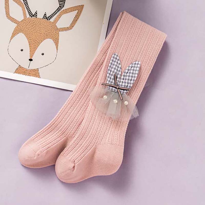 Newborn Baby Tights For Baby Girl Soft Solid Color Baby Girl Pantyhose Lovely Spring Autumn Infant Baby Meisje 0-12 Month: Pink