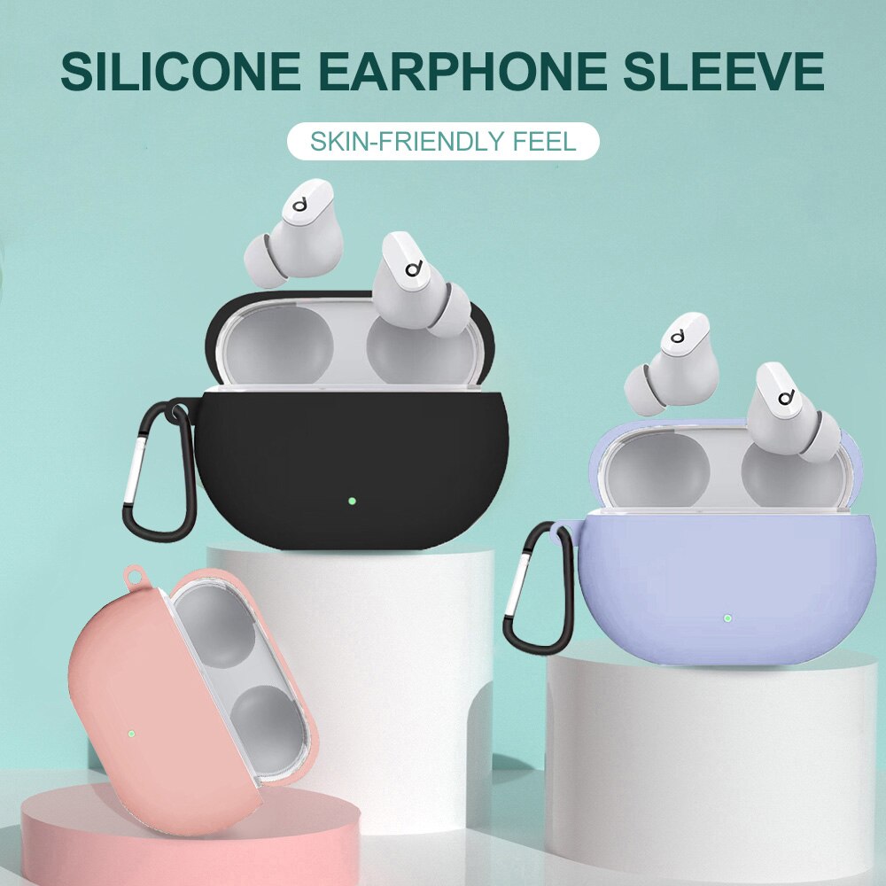 Funda de silicona para auriculares Beats Studio, cubierta protectora de piel para Apple Beats Studio, funda con llavero,