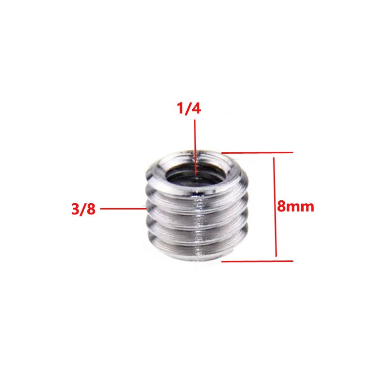 1/4" to 3/8" Male to Female Thread Screw Mount Adapter Tripod Plate Screw mount for Camera Flash Tripod Light Stand