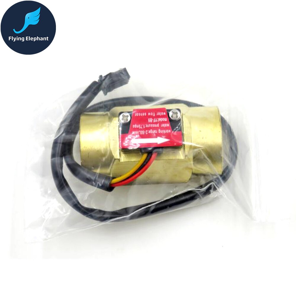 DN20 boiler Hal flow sensor pulse flow meter G3/4 &#39;&#39;Schroefdraad DN25 Hall sensor Turbine flow meter