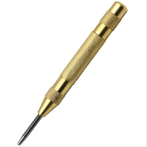 Automatische Centrale punch boor Beitels Pin Center Automatische Center Ponsen Stator Lente Markering Boren Tool Beitel: Goud