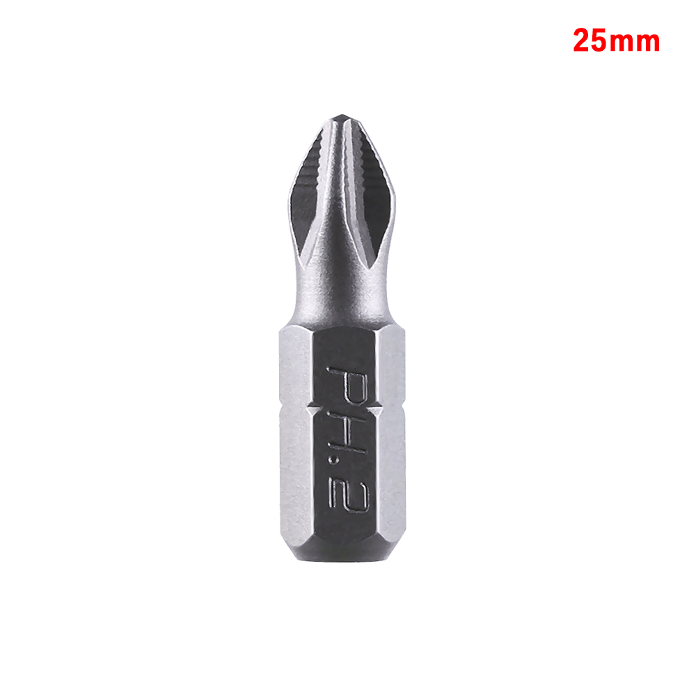 1/4 "blau Silber verhexen Schaft Magnetische Anti Unterhose Lange Erreichen Elektrische Schraubendreher-Bits PH2 Einzigen Phillips/Kreuz Kopf Energie Werkzeug: 01