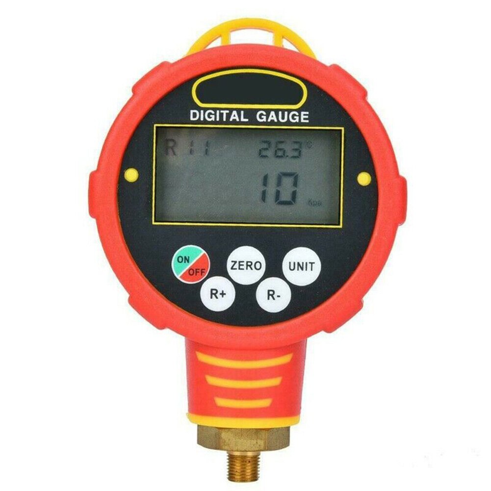 Wk-688l Air Conditioning Measuring Portable Tester Pressure Vacuum Meter Manifold Gauge Digital Display Tools Backlight Home