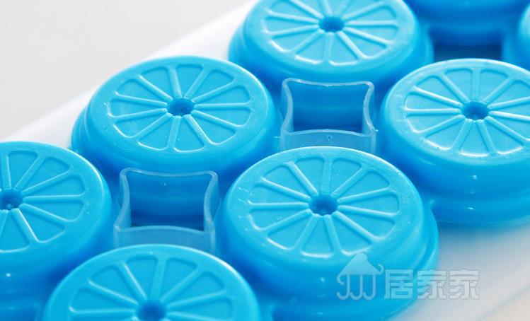 Silicone Ice Cube Lemon Shape Ice Mold Candy Color 12 Grids Ice Cube Tray Thick&Soft Bottom Cooking Tools in Ice Maker