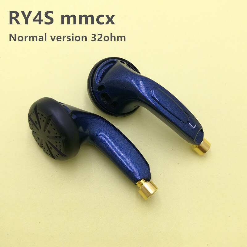 RY4S – écouteurs avec interface mmcx, 15mm, de la musique, son, HIFI, style MX500, 3.5mm, 300ohm: RY4S Blue mmcx