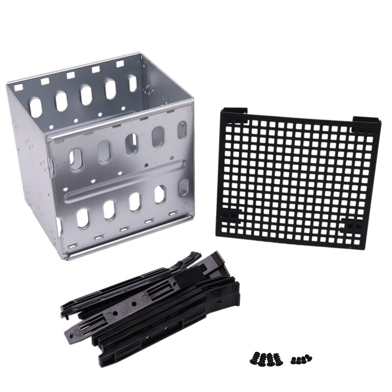 disco duro de gran capacidad de acero inoxidable HDD Cage Rack SAS SATA Disco Duro bandeja Caddy para accesorios de ordenador Qiang
