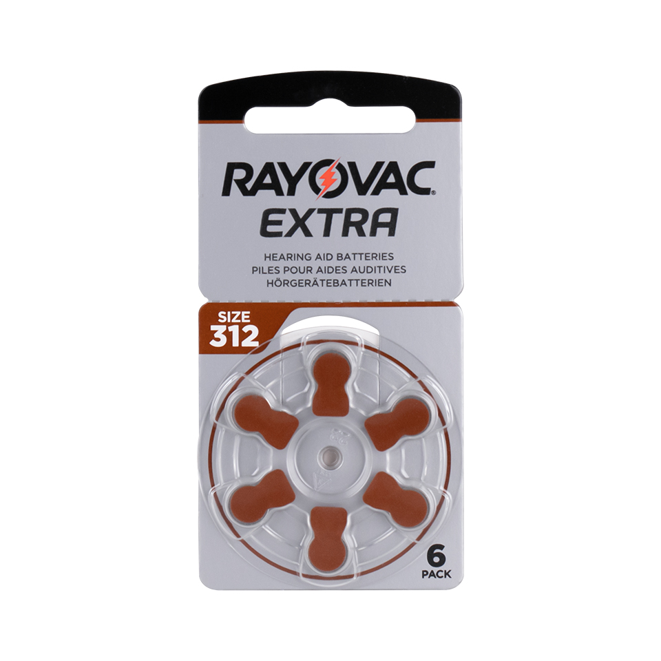 60 Pcs Rayovac Extra Zink Air Gehoorapparaat Batterijen 312A A312 ZA312 312 PR41 S312 PR41 Gehoorapparaat Batterij