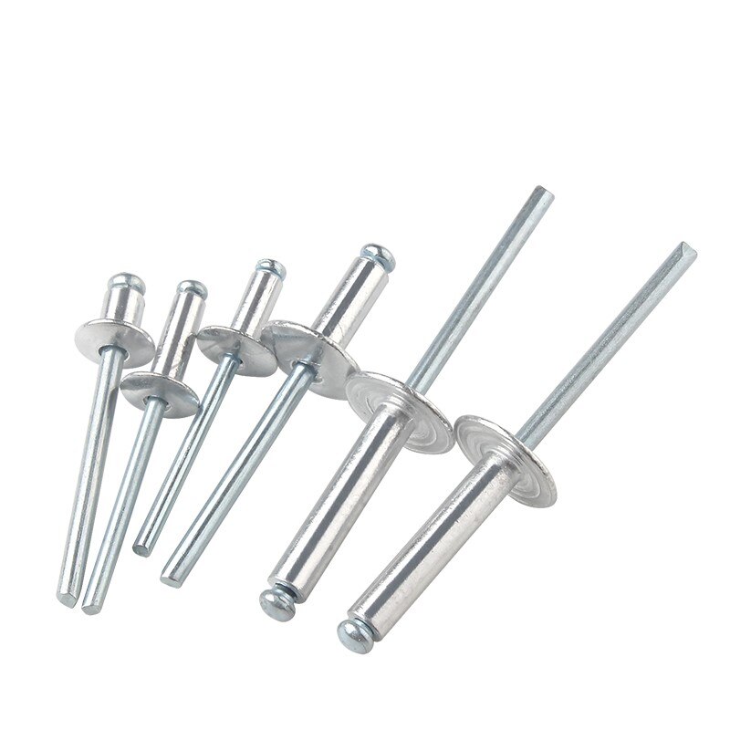 M6 aluminio Mushroon cabeza rotura mandril remaches ciegos 6mm x 10 12 16 20mm remache Pop de uñas para muebles coche avión