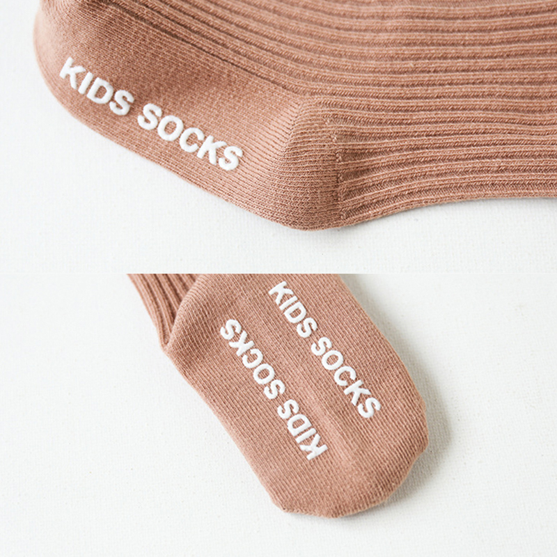 8 Kleuren Baby Knie Sokken Lace Edge Schroefdraad Kid Sokken Verticale Strepen Zachte Ademende Buis Sokken Antislip Voet sox 0-3Y Meisjes