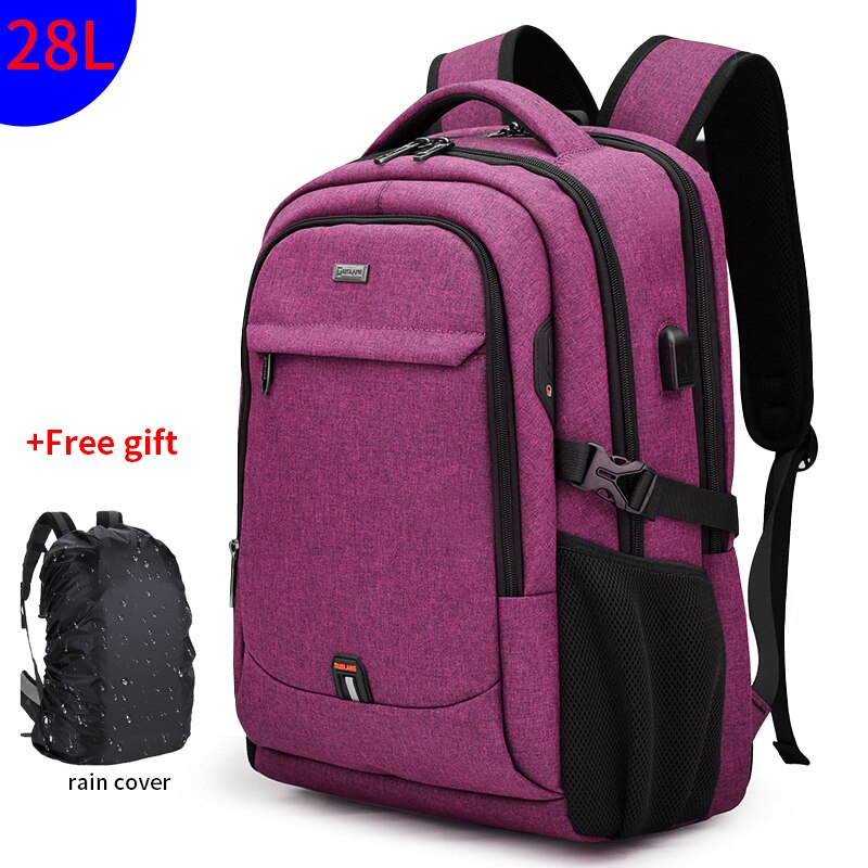 2022 WIERSOON 45L Male Expandable Large Capacity Traveling Backpack for 17 inch Laptop Men's Backpack Approved Weekender Bag: D30191rose