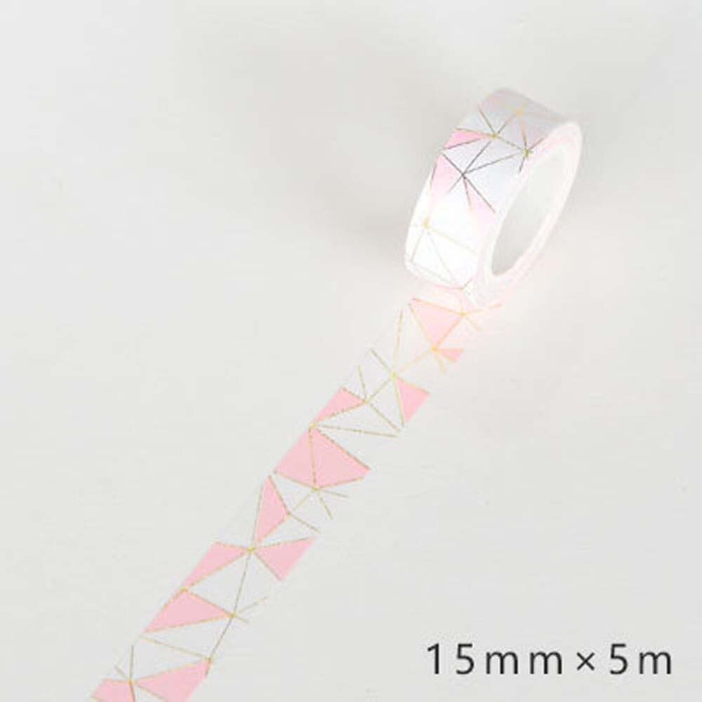 Gouden Roze Folie Papier Washi Tape Set Japanse Scrapbooking Decoratieve Tapes Honingraat Voor Fotoalbum Woondecoratie: 6