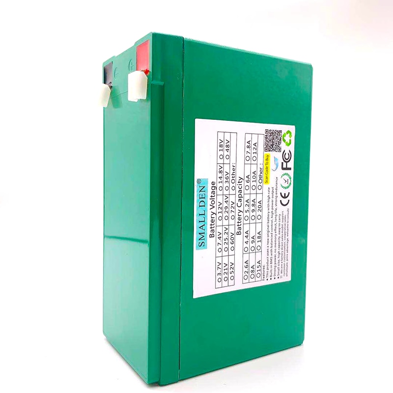 12v 20ah 18650 litiumbatteripaket för reservkraft solutrustning övervakning inbyggt bms batteri skydd fäste