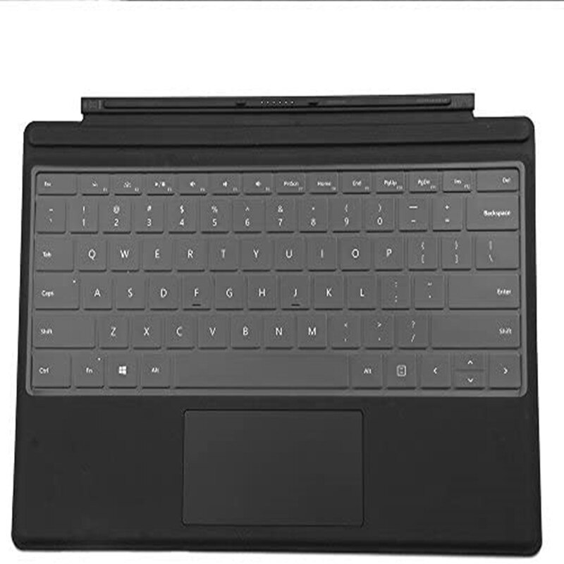 Teclado do portátil capa de silicone perfeitamente apto para microsoft surface pro 4 5 6 7 2017 2018 2019 ultra macio-toque tpu protetor