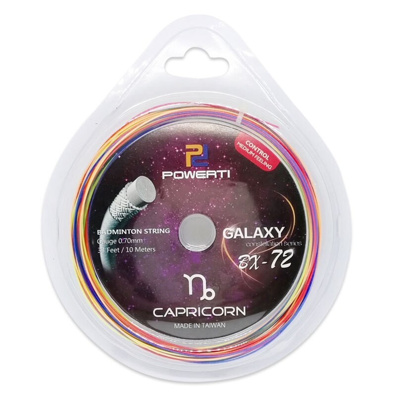 5PCS-0.70mm Badminton Racket String Rainbow Badminton Accessories Stringing Machine 12M-BX72 POWERTI: rainbow