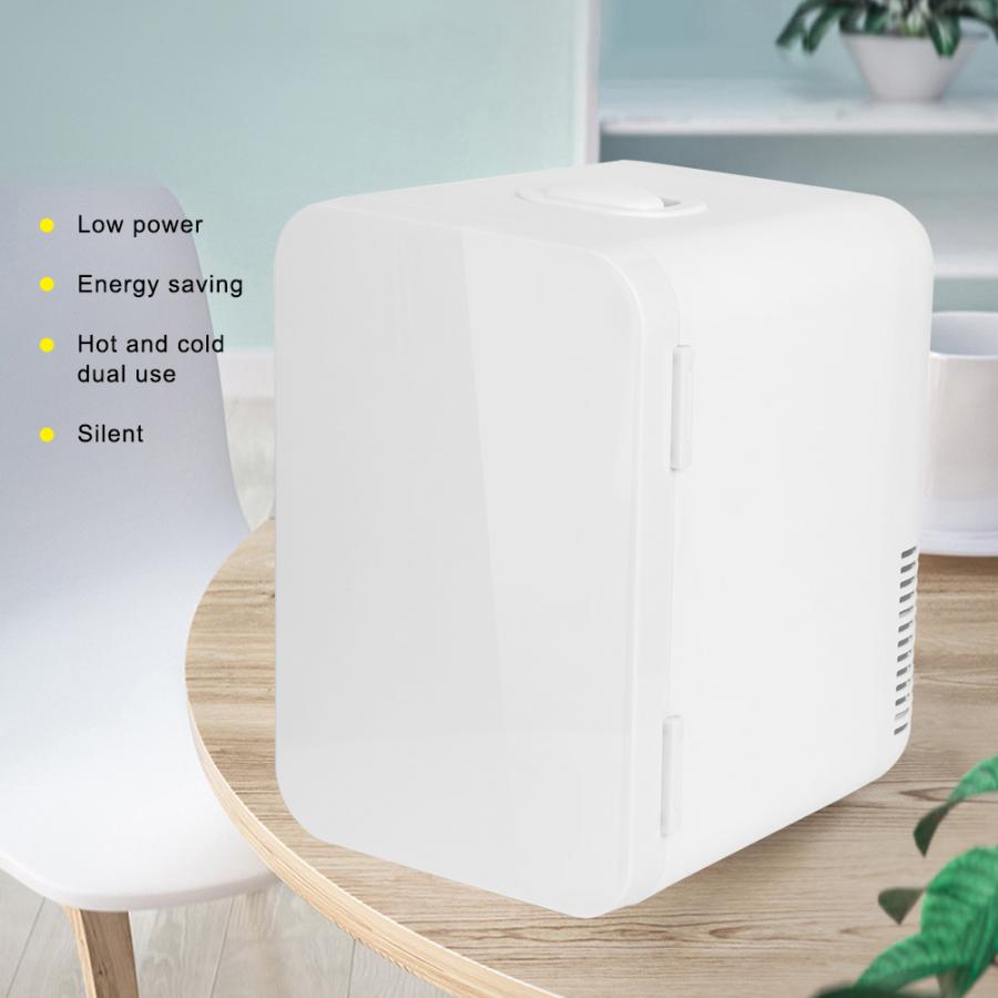 8L 48W Refrigerator Freezer Cool Dual Use Refrigerator for Home Food Refrigerating Heating Refrigerator Fridge Cooler Warmer