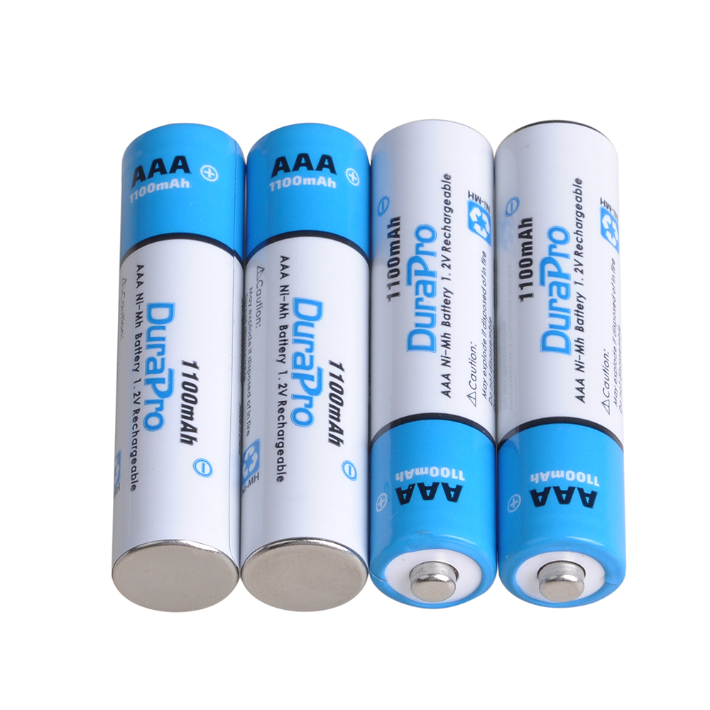 DuraPro 2800MAH AA or 1100mAH AAA Ni-MH Rechargeable Batteries for Camera, Calculator, MP3 Player ect