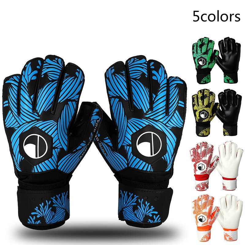 Goalkeeper Gloves With Finger Protection Thickened Latex Soccer Football Goalie Gloves Goal keeper