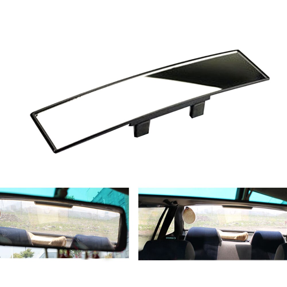 Espejo retrovisor panorámico para coche, espejo de visión trasera Universal, gran angular, con instalación de succión
