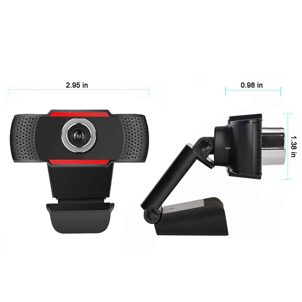 S80 HD Webcam rotatif 720P ordinateur caméra appel vidéo et enregistrement avec Microphone insonorisant pince sur le Style pour PC