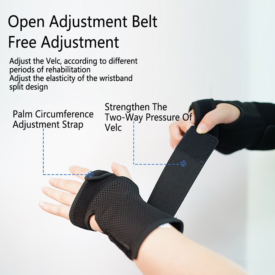 1Pcs Professionele Polssteun Spalk Artritis Band Riem Carpale Tunnel Pols Brace Ademend Verstelbare Polssteun Brace