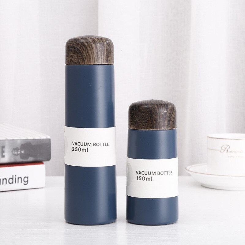 Super Mini 150 Ml En 250 Ml 304 Rvs Thermos Fles Water Draagbare Thermoskan In Pocket Met Thee zetgroep Thermos Cup: 250ml / Blauw