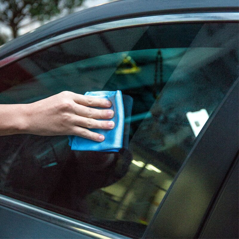 1pc Wipe Glass Cloth No Trace Absorbable Soft Microfiber No Lint Window Car Rag Cleaning Towel Kitchen Cleaning Cloth Wipes