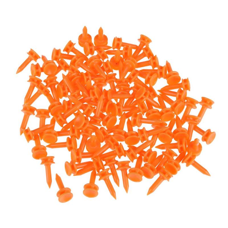 100Pcs Mini Golf Tees Plastic Golf Nail Limit Pin Outdoor Golfer Accessory Golf Tees Golf Training Aids Golfer