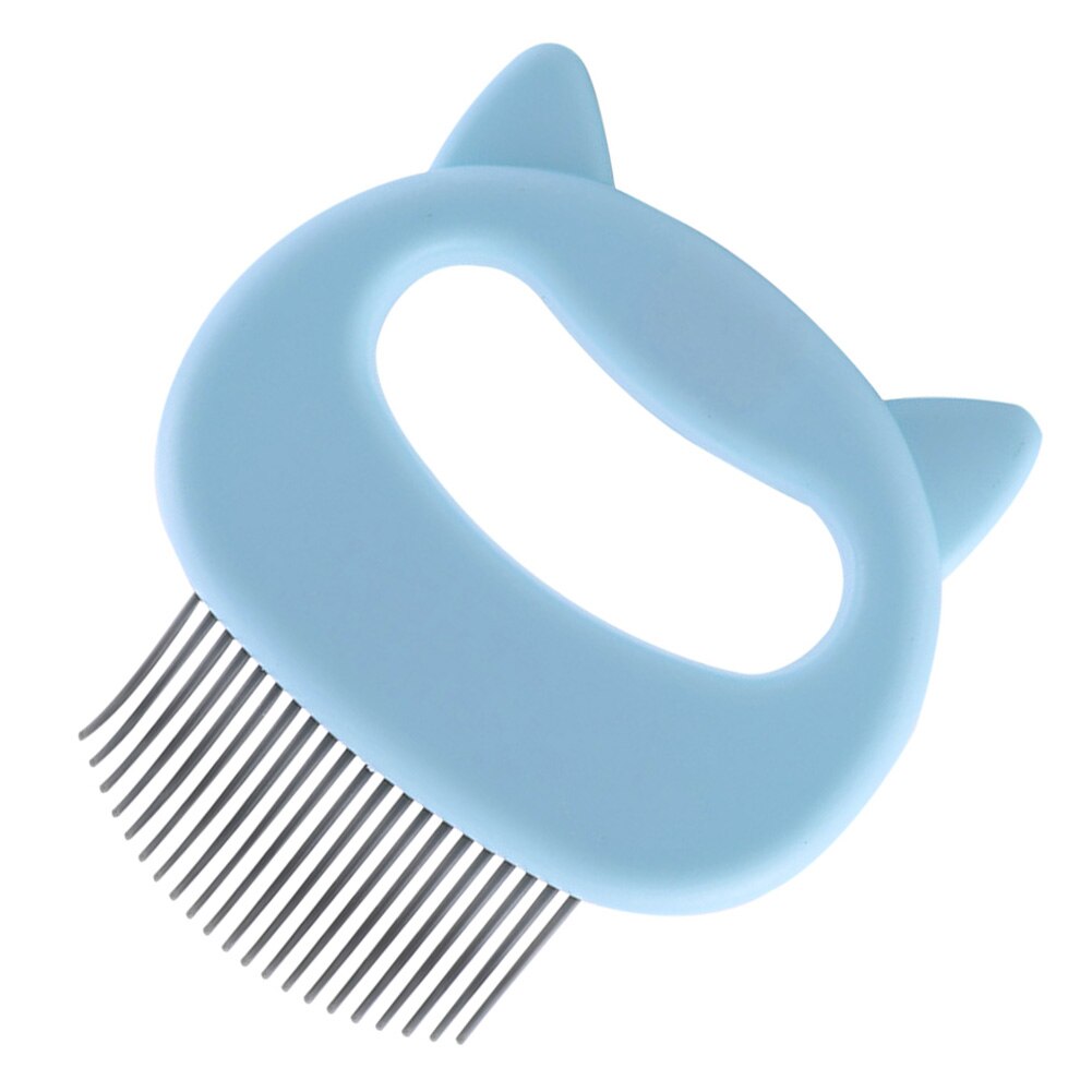 Kot domowy muszla uszna igła grzebień usuń luźne włosy artykuły dla zwierząt zwierzęta placki grzebień robić masażu usuwanie włosów otwarty węzeł szczotka