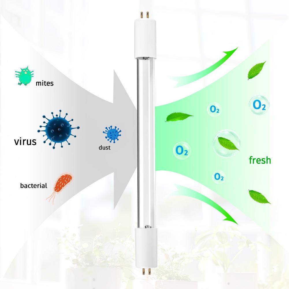 8/10W UV Germicidal Light LED UVC Light Bulb Room Lamp Disinfection Bacterial For Home Killing 99% Air Mites Germicidal Lamp