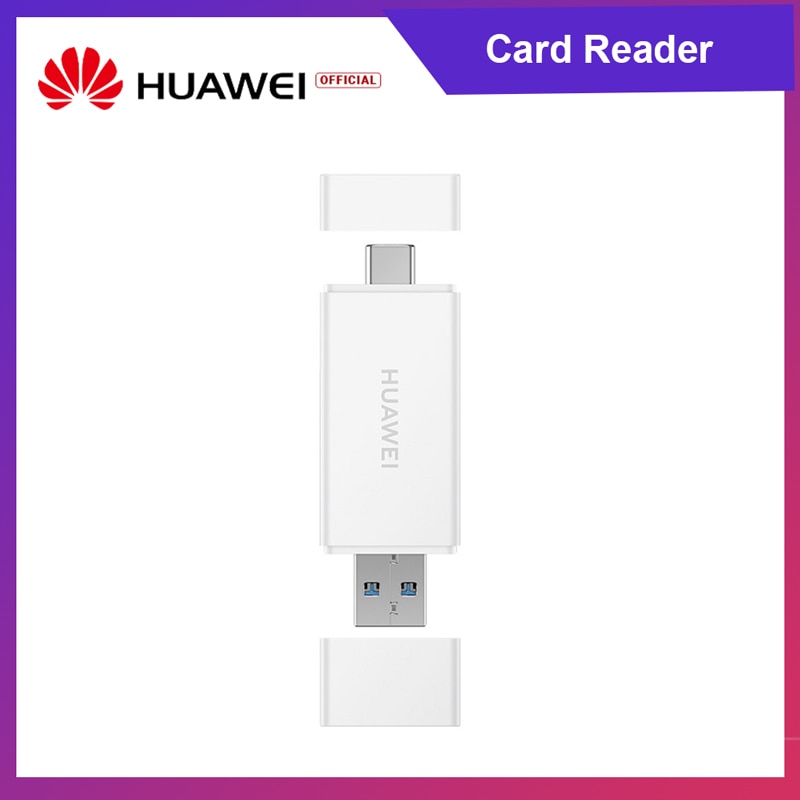Huawei 2-In-1 Kaartlezer Tf Nm Geheugenkaart Usb 3.1 Type-C Interface 2Tb compacte Draagbare Kaartlezer Voor Smart Phone Pc