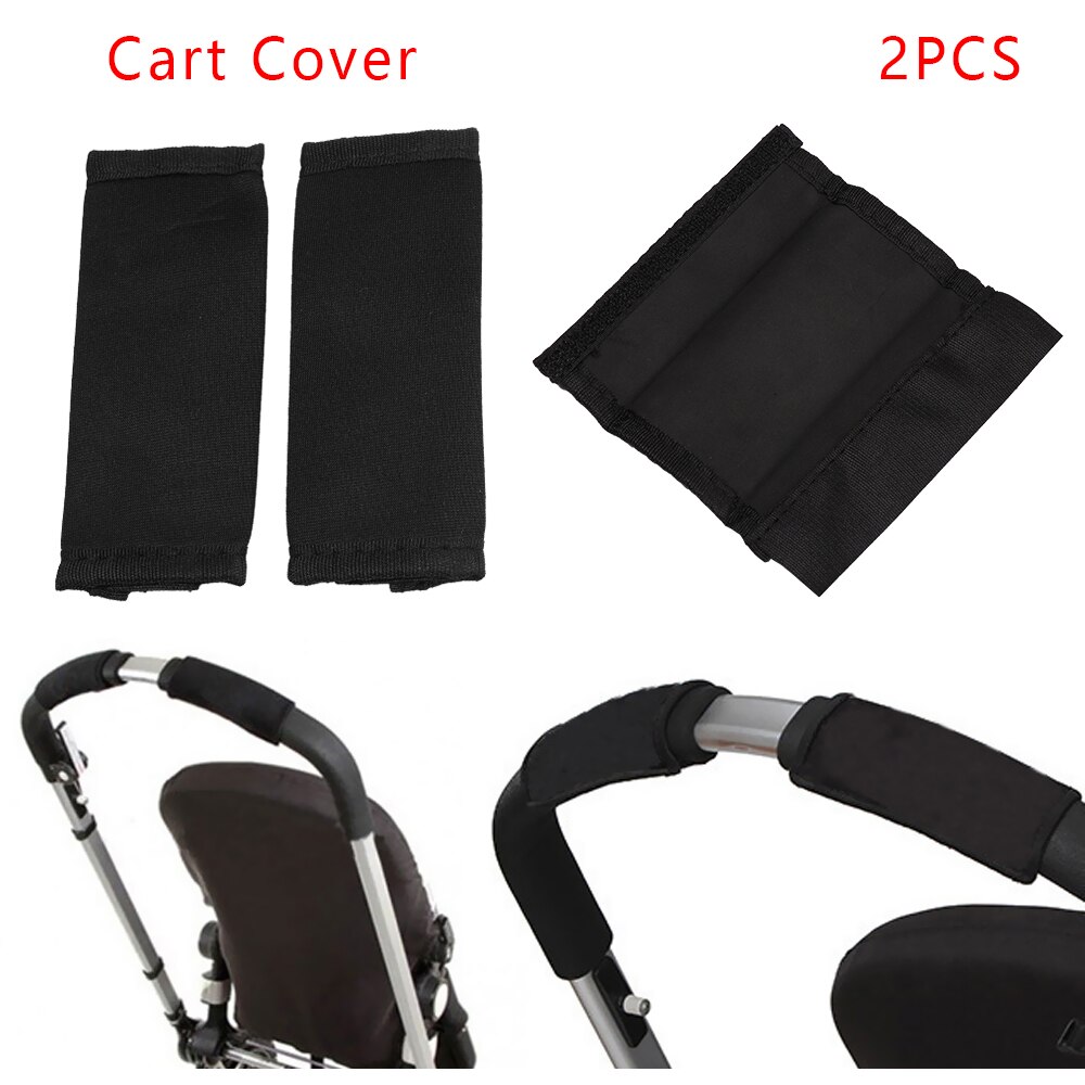 2 st / set barnvagn handtag täcka barnvagnar armstöd täcker självhäftande elastiskt vattentätt grepp täcka barnvagn tillbehör