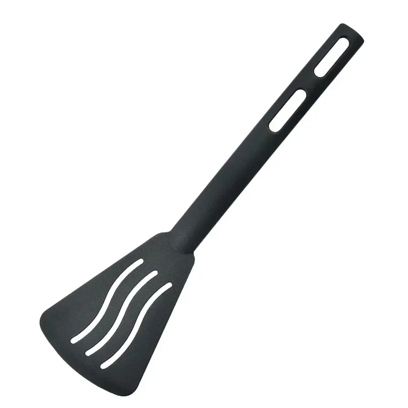 1/3PCS Nylon Keukengerei Set Keuken Koken Gereedschap Ingelaste Turner Effen Lepel Vork Kinderen Spade vork Lepel Servies: Light Grey