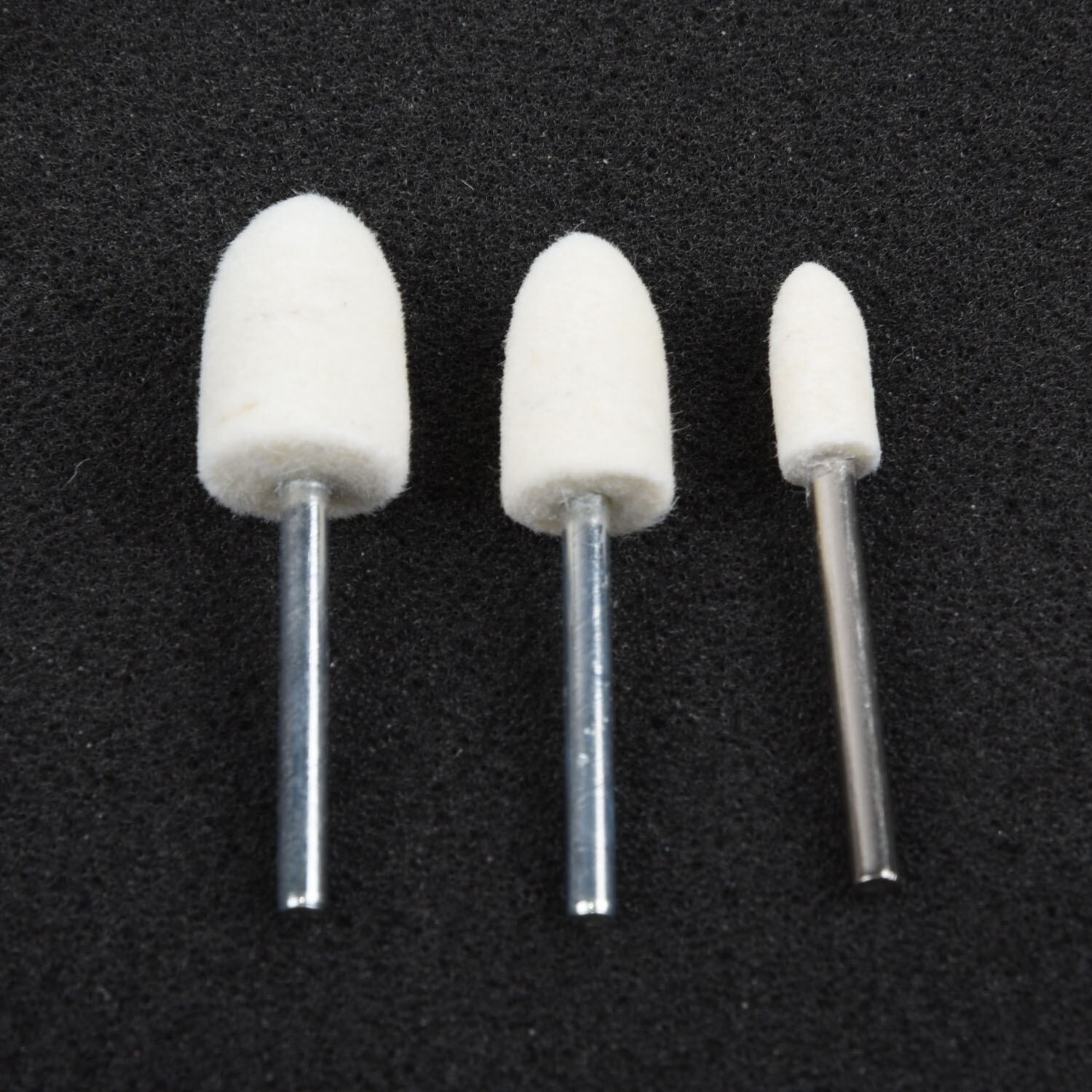 25pcs Polishing Buffing Pads Wheel Wool Felt For Rotary Tool Kits Accessories