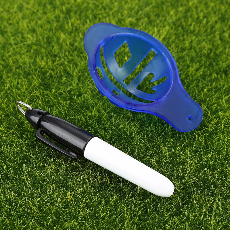 Golfpallon liner tussit kynä piirustus kohdistusmerkit putting line golf harjoitustarvikkeet