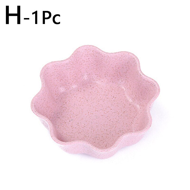 Simple Modern Plastic Kitchen Dip Sauce Dim Sum Plate Seasoning Plate Round Pickle Dish Cutlery Dip Sauce Dim Sum Plate: H