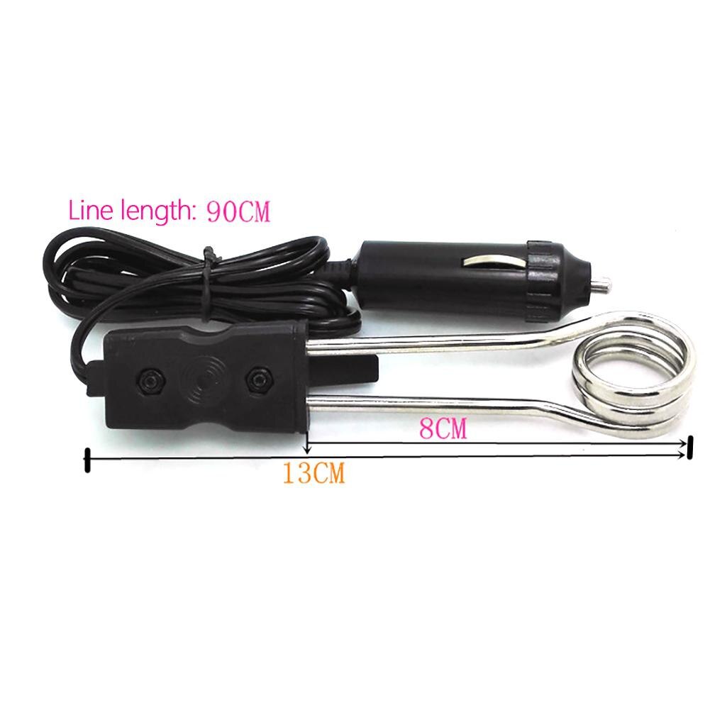 Portable Car 12V/24V Immersion Water Heater Auto Safe Electric Tea Coffee Water Heater Car Accessories