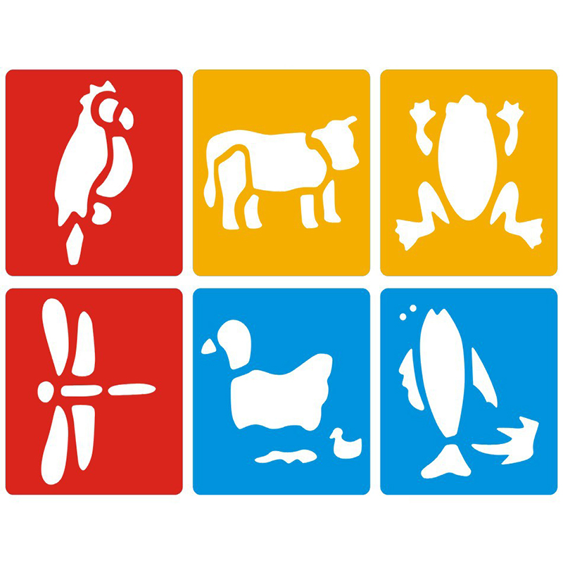 100PCS Scraping Drawing Toys Arts And Crafts For Girls Stocking Art Rainbow Scratch Art Mini Notes With Wooden Stylus WYW: animal