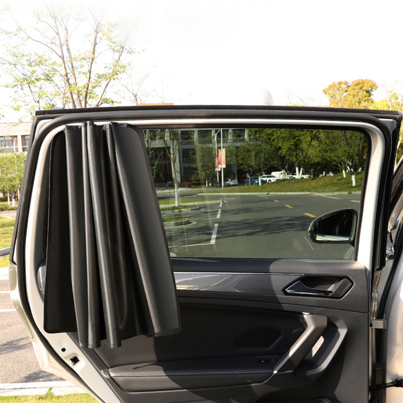 SEAMETAL Magnet-Sonnenschutz für Auto-Seitenfenster vorne/hinten, Autofenstervorhang, UV-blockierende Sommer-Sonnenschutzabdeckung zum Schutz der Privatsphäre