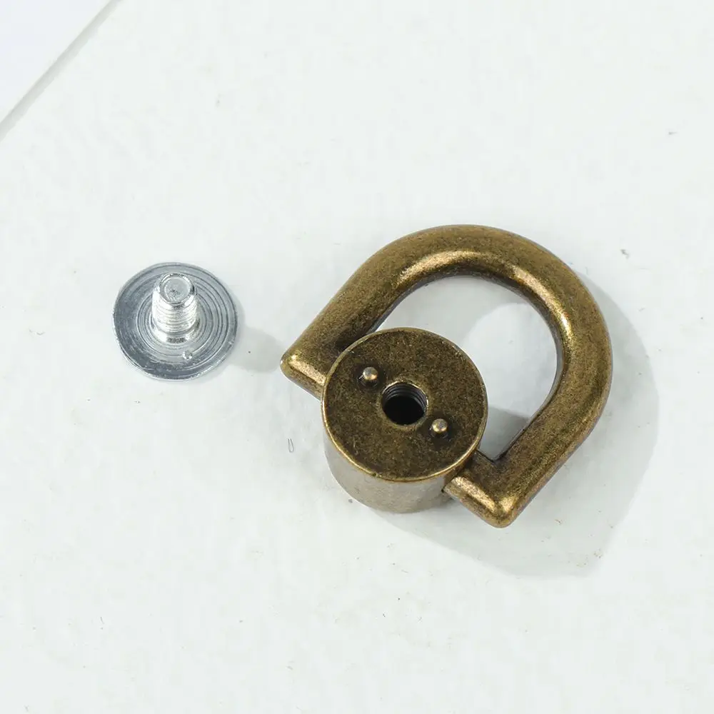 4 Stücke Metall Tasche Niet Nagel Schnalle Nieten Knopf Handtasche Gürtel Aufhänger Leder Handwerk Gepäck Tasche Schnalle Tong schnappen Hardware- Zubehör