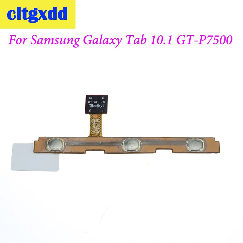 Cltgxdd 1pc Power On/Off Volume Knop Mute Switch Flex Kabel Vervanging Voor Samsung Galaxy Tab 10.1 P7500 GT-P7500 P7510